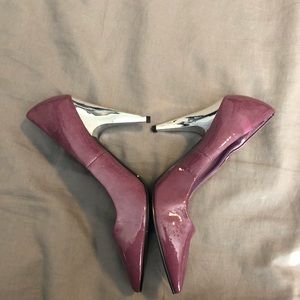 Delicious Purple Heels With Chrome
